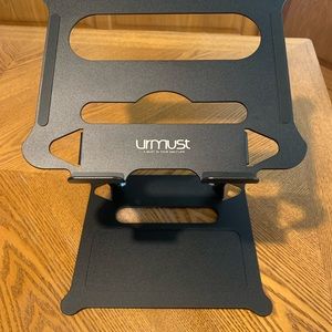 Urmust Laptop Notebook Adustable Stand Holder Black
